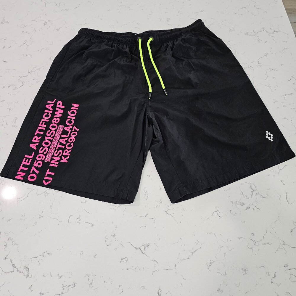 Marcelo Burlon County Of Milan, Men's Swim Shorts, Black size L, NWT